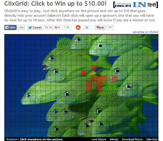 Clixgrid Game