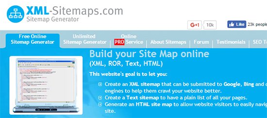 XML-Sitemap Website