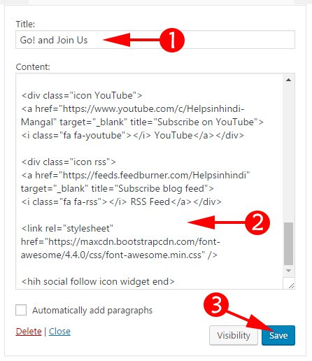 Paste Your Social Widget Code