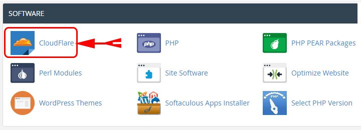 Click On Cloudflare Icon