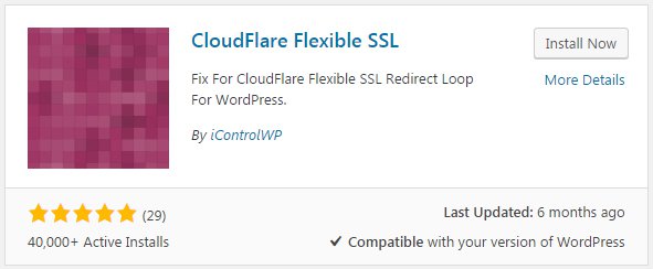 Cloudflare Flexible SSL Plugin