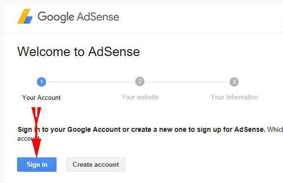 Login Adsense Account