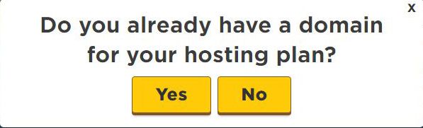 HostGator ask for domain name