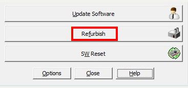 Click on Refubish for Flashing