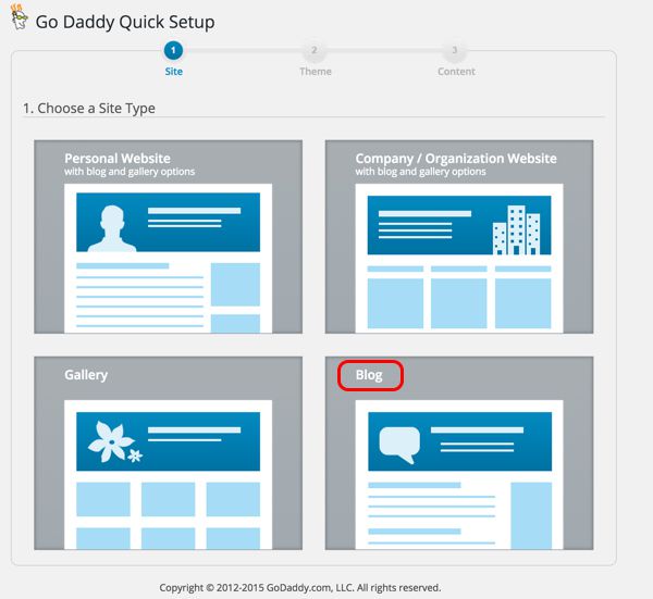 Godaddy-quick-WordPress-setup