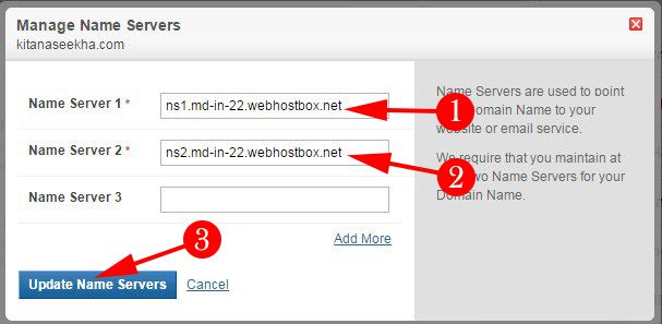 Update-your-hosting-name-Server