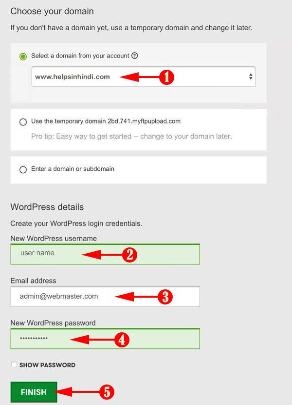 WordPress-blog-setup-details