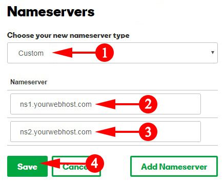update-hosting-nameservers