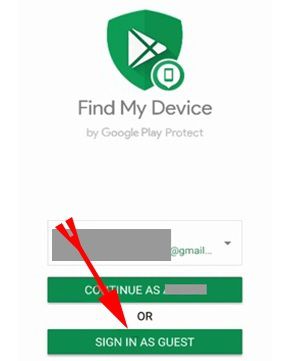 Find My Device app open kijiye