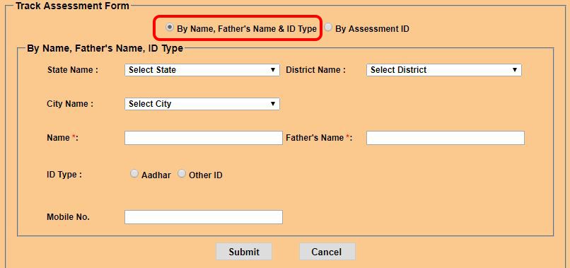 Track Your Assessment Status in PMAY