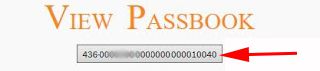 View passbook ke link par click kare