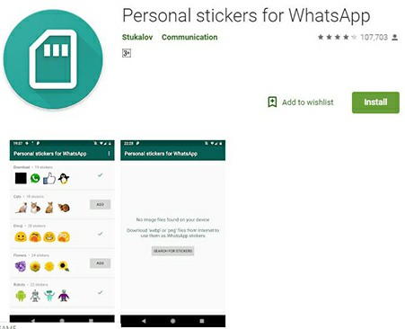 Personal stickers for WhatsApp