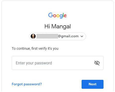 sign in gmail