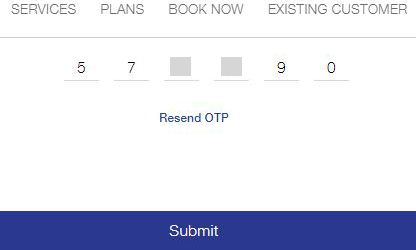 Submit OTP Number