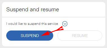 Suspend Jio Mobile Services