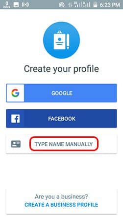 Truecaller me naam badle Type Name Manually