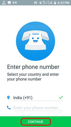 enter-number-on-truecaller-app