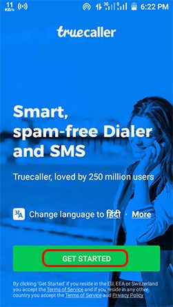 truecaller-app-Get Started