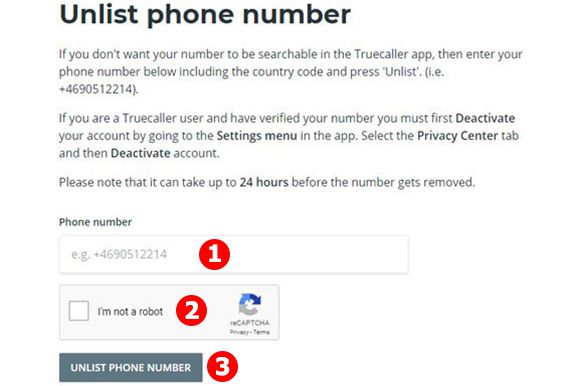 truecaller unlist hindi