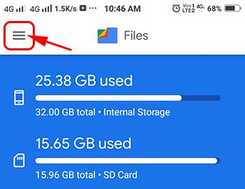 Google Files app open kare