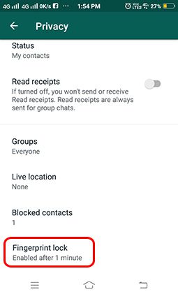Whatsapp Fingerprint Lock Remove in hindi