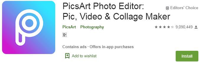 PicsArt Photo Editor App