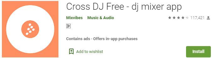 Cross DJ Free - dj mixer app