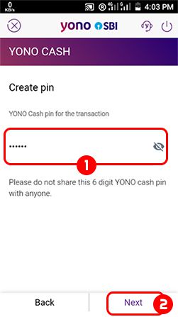 Create Pin SBI Yono App