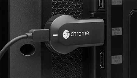 insert chromecast into hdmi port