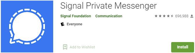 Signal Private Messenger App