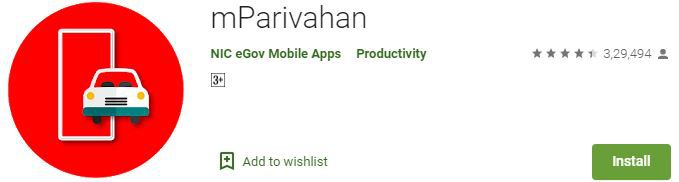mParivahan App download kare