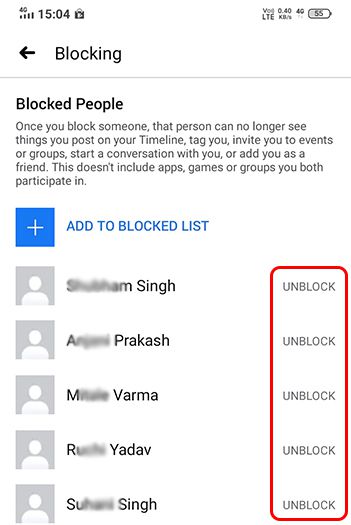 unblock facebook id