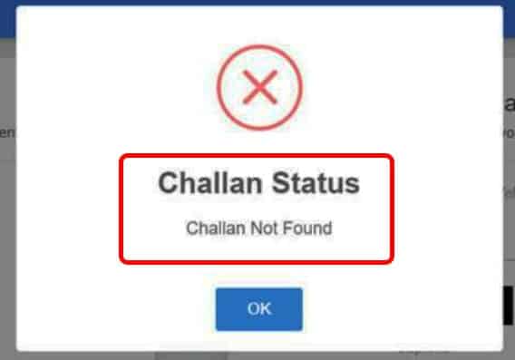 Challan Status hindi