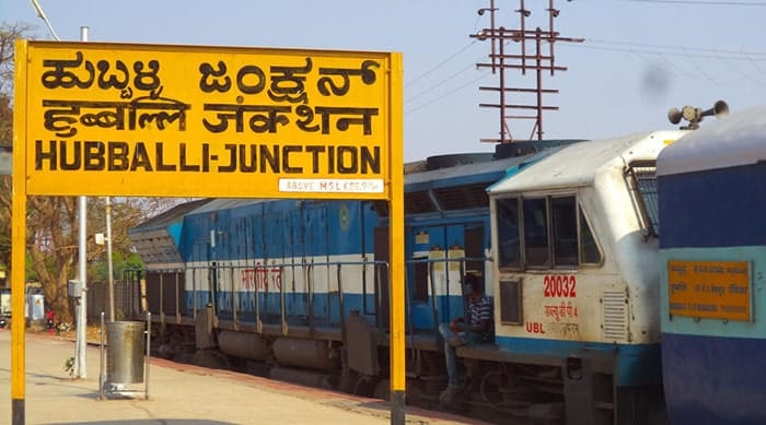 bharat ka sabse bada platform Hubli junction hai